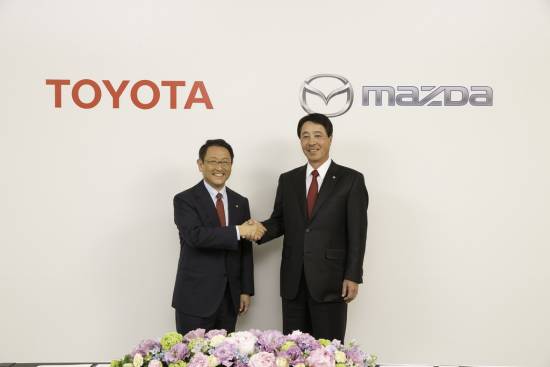 Toyota in Mazda vzpostavili dolgoročno sodelovanje
