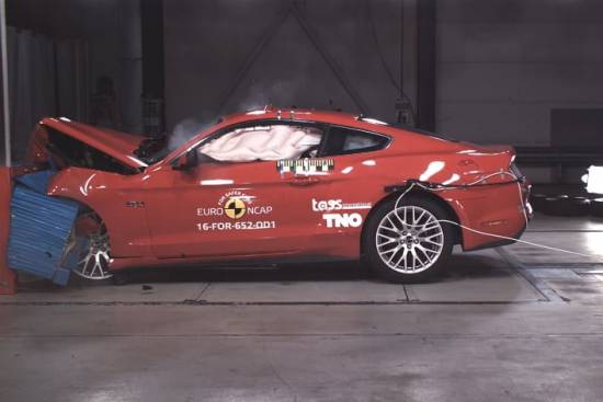 Mustang razočaral na varnostnem preizkusu Euro NCAP. Volvo ponovno odličen