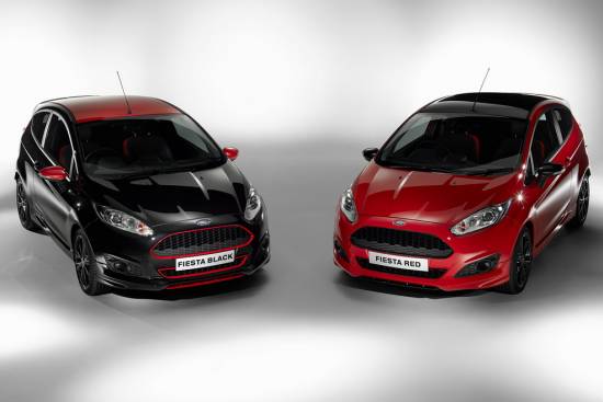 Ford fiesta Red Edition in Black Edition