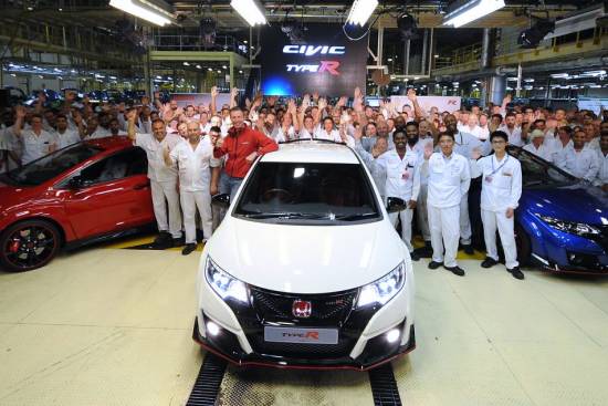 Honda je pričela proizvajati novega civica type R