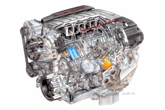 Chevrolet je predstavil motor nove generacije corvette