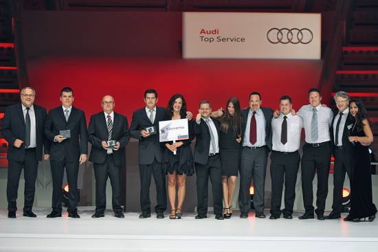 Audi Twin Cup tekmovanje servisov - Slovenci zelo dobri!