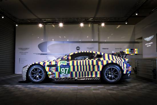 Aston Martinov umetniški dirkalnik  Rehberger Vantage GTE