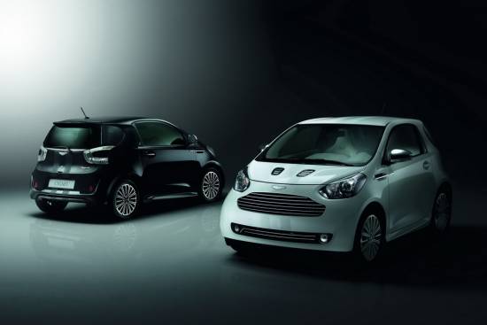 Aston martin cygnet – Launch edition White in Launch Edition Black