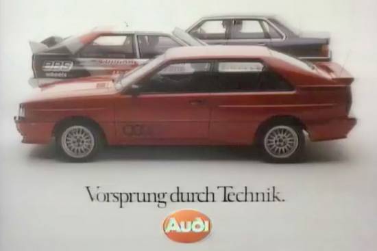 40 let Audijevega slogana “Prednost je v tehniki”