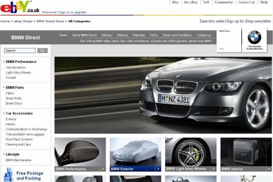 BMW prvi prodaja na eBayu