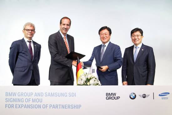 BMW Group in Samsung SDI podaljšujeta partnerstvo