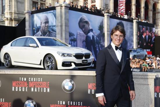 BMW-ja M3 in 7 na svetovni premieri filma Misije nemogoče – Odpadniška nacija