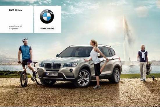Mednarodni športni dogodek BMW X3 vabi tudi Slovence