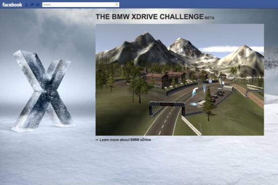 BMW xDrive Challenge – inovativna 3D igra na Facebooku