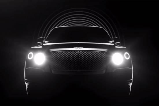 Bentley predstavlja prve posnetke luksuznega SUV-ja