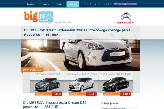 Citroenova akcija Big Deal