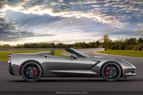 Kabriolet Corvette Stingray premierno v Ženevi