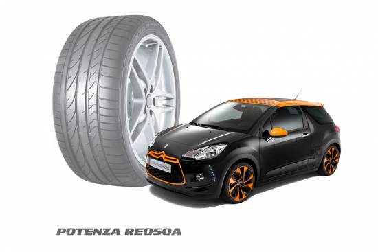 Bridgestone potenza RE050A na citroenu DS3 racing