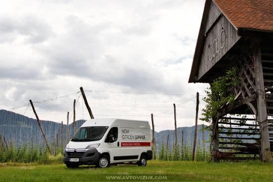 Citroen jumper – slovenska predstavitev