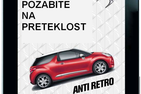 DS3 je prvo Citroenovo vozilo z aplikacijo iPAD