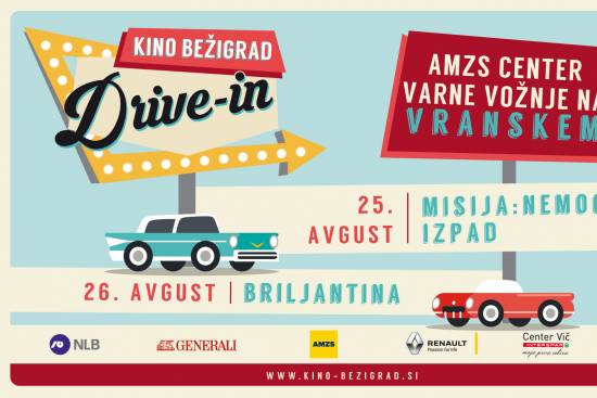 Drive-in kino na Vranskem odpovedan zaradi vremena