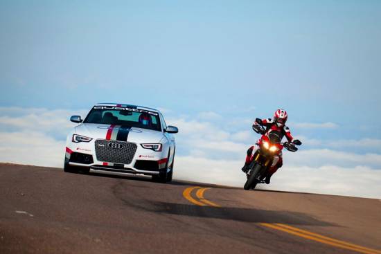 Audi in Ducati skupaj na Pikes Peaku