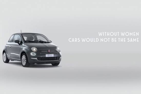 Fiat je pripravil originalno z zgodovino navdahnjeno čestitko za dan žena