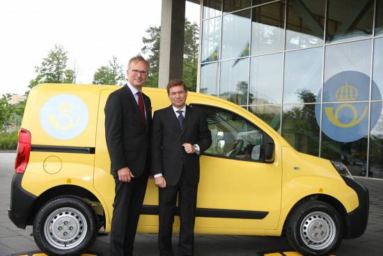 Poštarji na Švedskem vozijo Fiatove fiorine