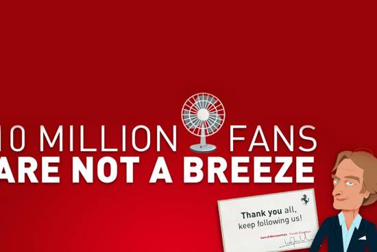 Ferrari presegel 10 milijonov prijateljev na Facebooku