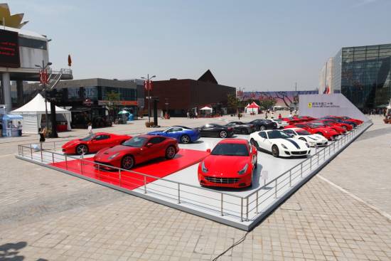 Odprta razstava Ferrari Myth v Šanghaju