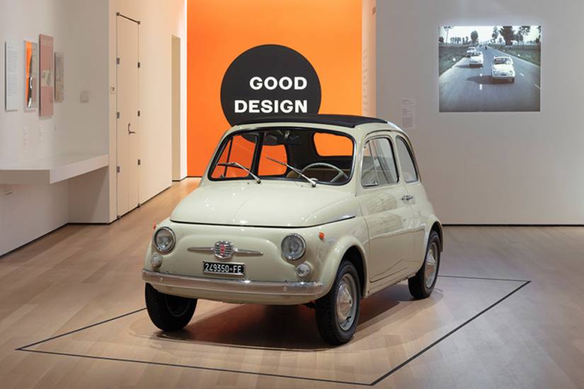 Fiat 500 v muzeju moderne umetnosti MoMA v New Yorku