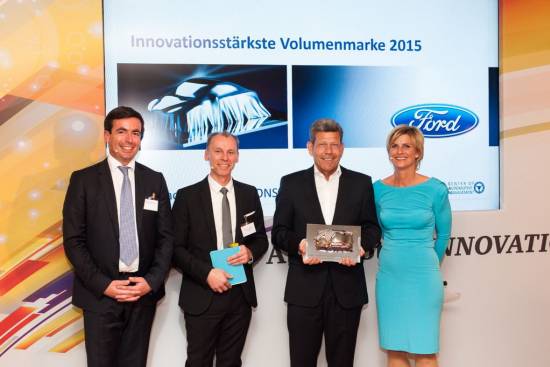 Ford osvojil je osvojil naziv ‘Najbolj inovativna velikoserijska znamka 2015’