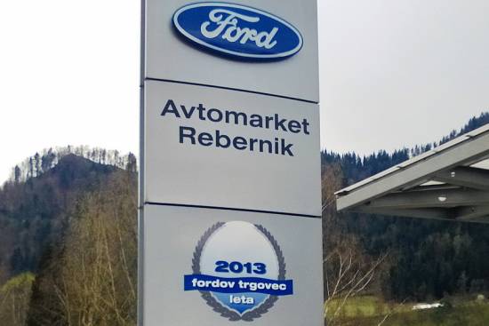 Fordov trgovec leta 2013 je Avtomarket Rebernik