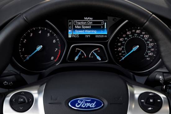 Ford MyKey – preprečuje motenje voznika med vožnjo