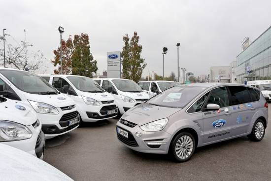 Ford predal vozila Smučarski zvezi Slovenije za nordijsko reprezentanco