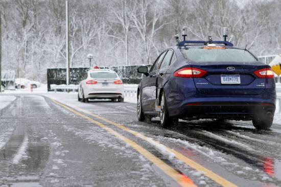 Ford je prvi pričel izvajati preizkuse avtonomnih vozil v snegu