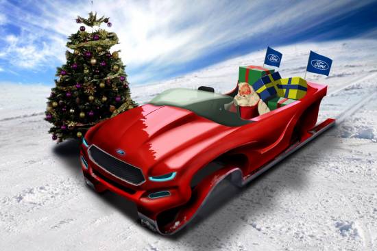 Fordove konceptne sani za Božička