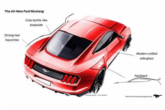 Kako so razvijali in oblikovali novega forda mustanga