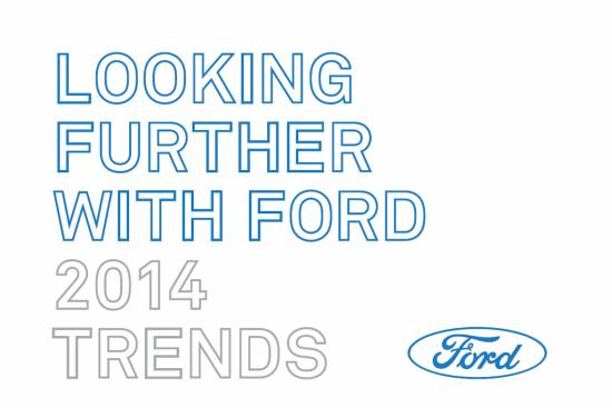 Ford je raziskal trende za leto 2014