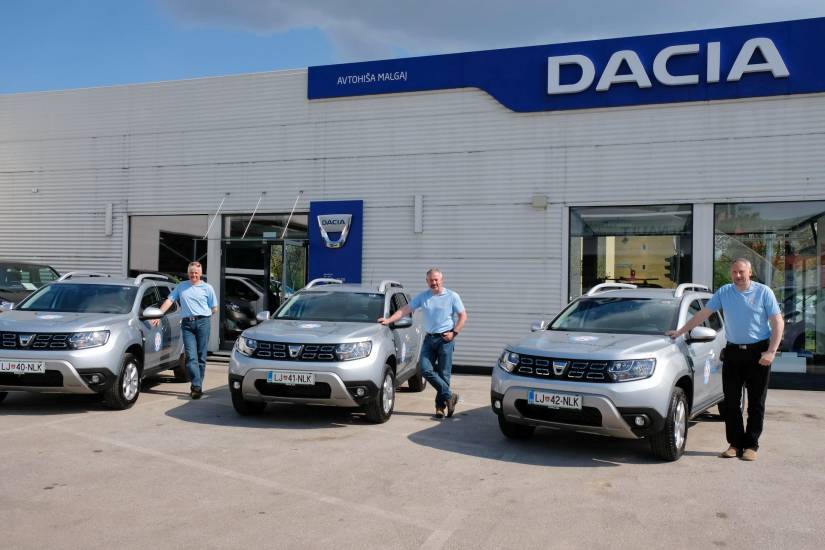 Dacia nadaljuje s podporo slovenskim gorskim reševalcem