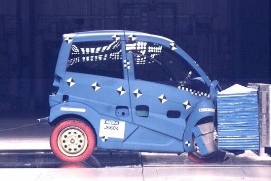 Električni avto Gordon Murray Design T.27 opravil crash test
