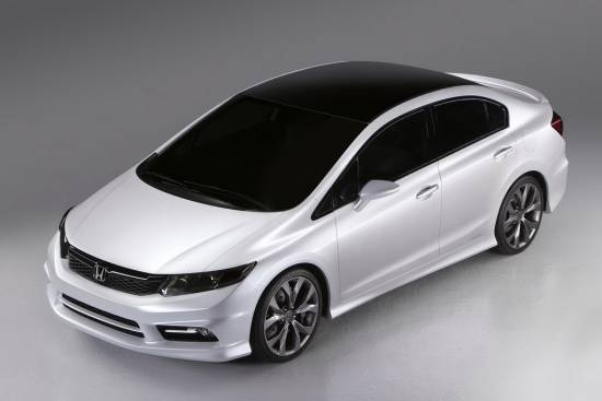 Honda civic concept in civic si concept