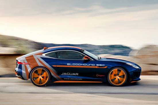 Jaguar F-type Bloodhound bo sodeloval pri postavljanju hitrostnega rekorda