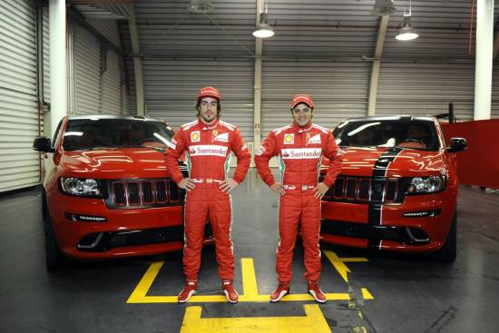 Jeep grand cherokee SRT8 za Alonsa in Masso