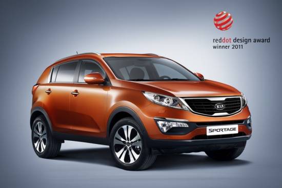 Kii sportage in optima prejeli oblikovalsko nagrado red dot