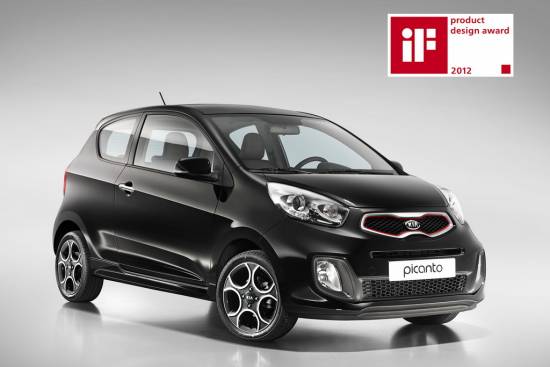 Kia picanto prejela oblikovalsko nagrado IF