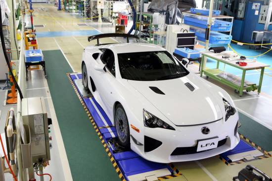 Zadnji lexus LFA zapustil proizvodnjo