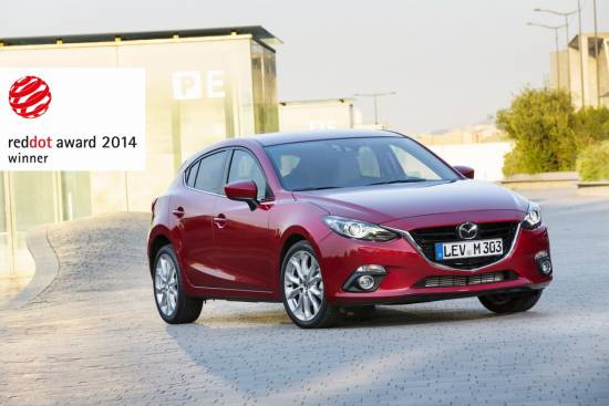 Mazda3 prejemnica nagrade Red Dot in finalistka WCOTY