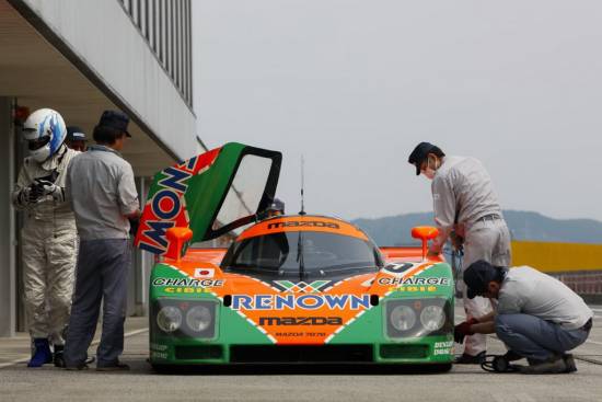 Patrick Dempsey na Mazdinem praznovanju  20-letnice zmage v Le Mansu