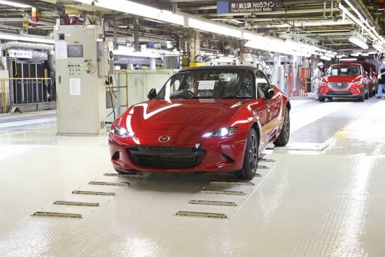 Mazda je pričela proizvajati novo MX-5