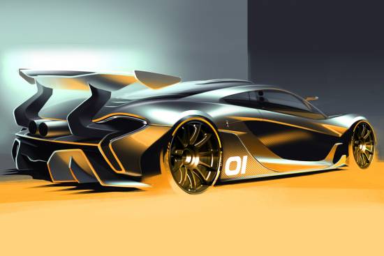 McLaren P1 GTR concept – napoved
