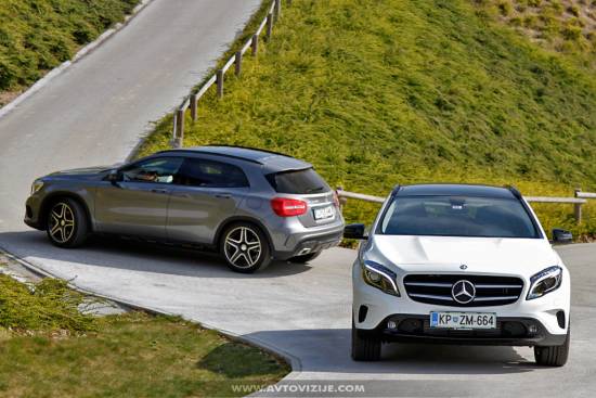 Mercedes-Benz GLA, slovenska predstavitev