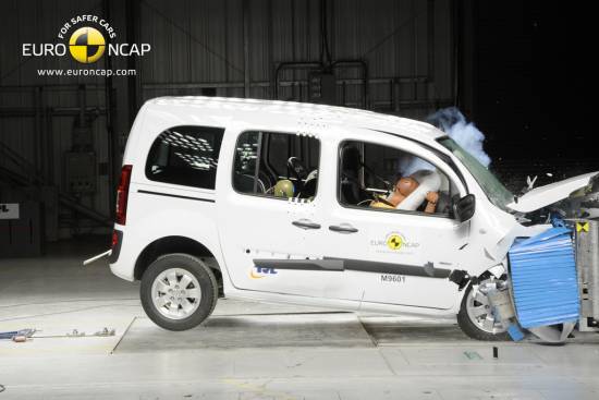 Mercedes citan prejel le tri zvezdice Euro NCAP