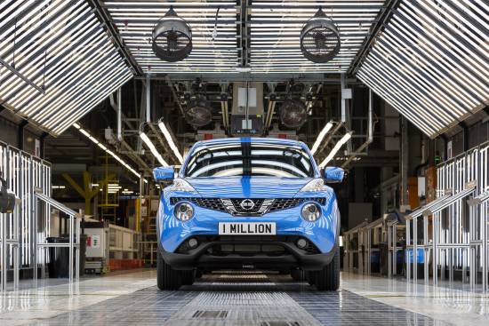 V Nissanovi evropski tovarni Sunderland so izdelali že milijon modelov Juke
